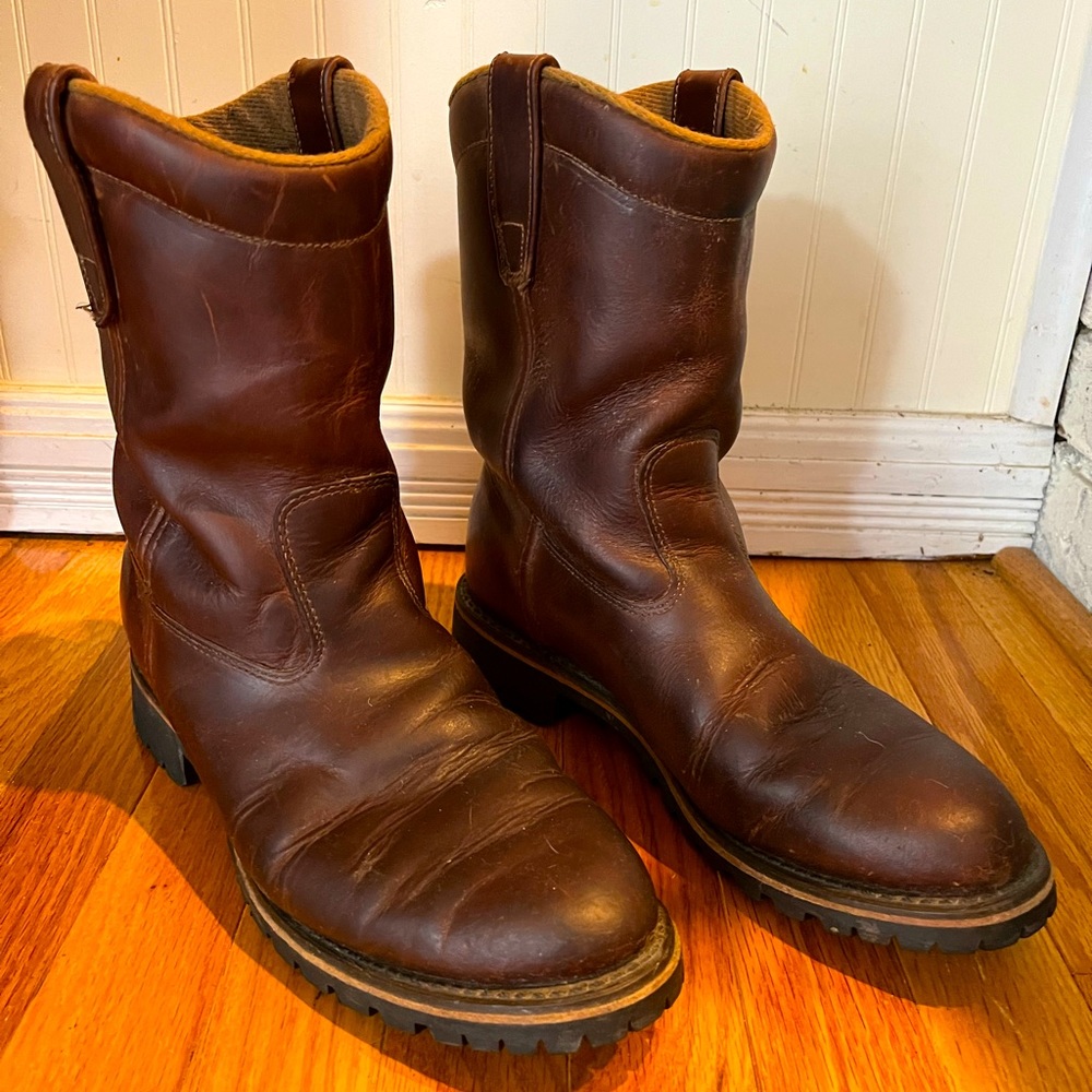 G.H. Bass & Co Leather Boots Mens Size 9.5